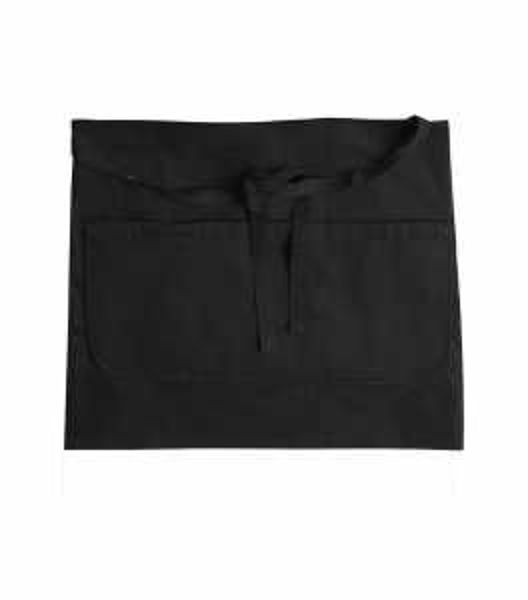 Zip pocket waist apron